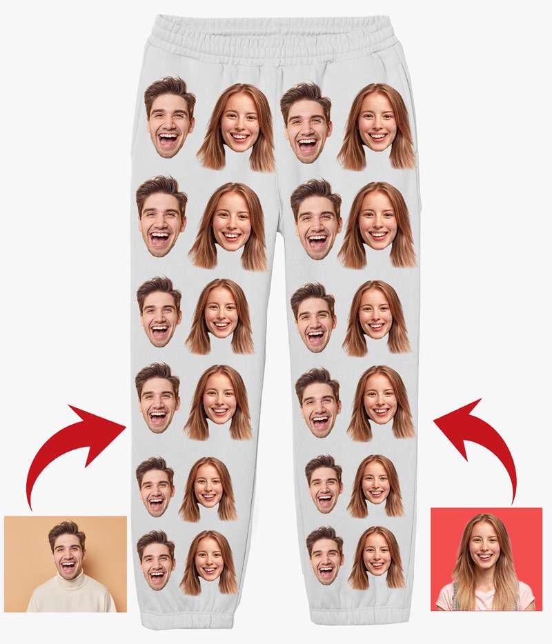 Yüz Baskılı Pijama (eşofman Altı) Resim Yükle Biz Tasarlayalım