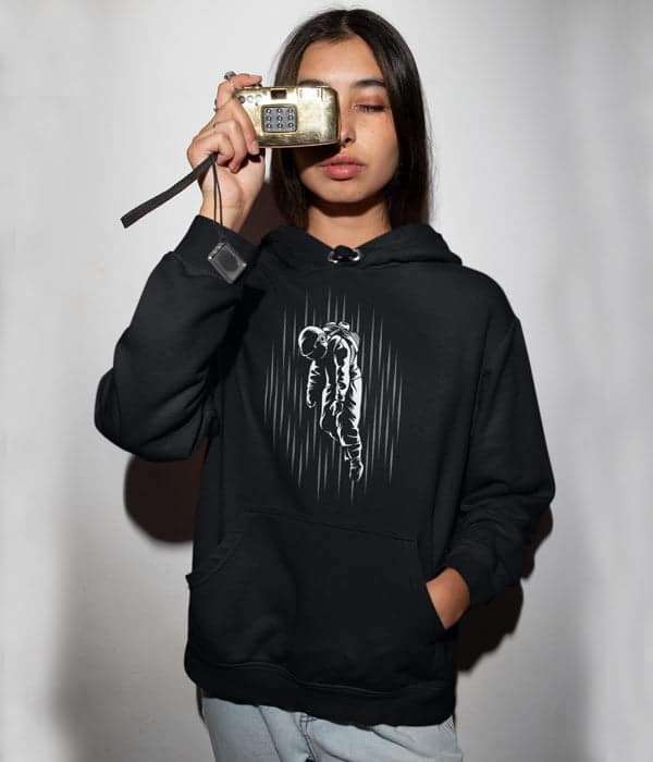 Kapşonlu Sweatshirt Astronot