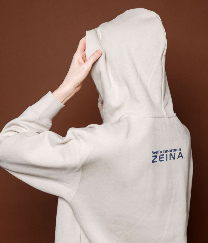 Oversize Sweatshirt Tasarla Kapuşonlu Kalın Kumaş Premium