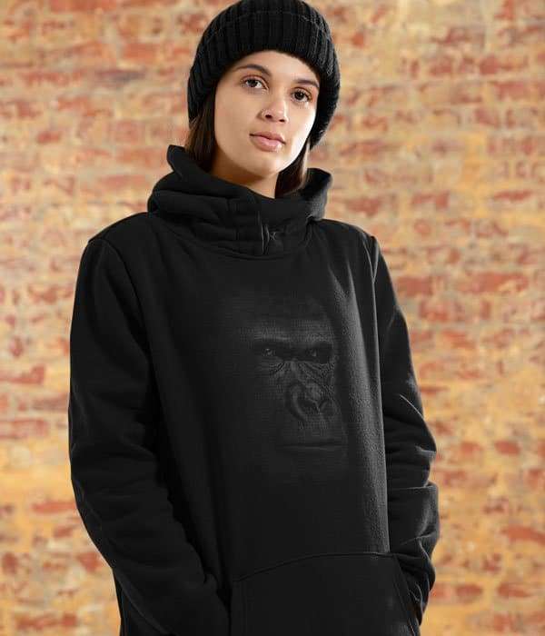 Kapşonlu Sweatshirt Face of