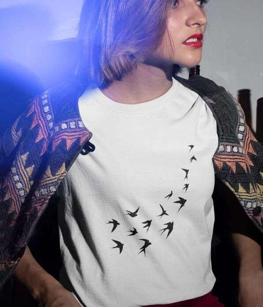 Tasarım Tişörtü Kırlangıçlar