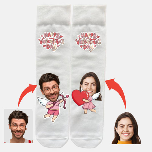 Sevgililer Çorap Ok ve Kalp TOPUKSUZ