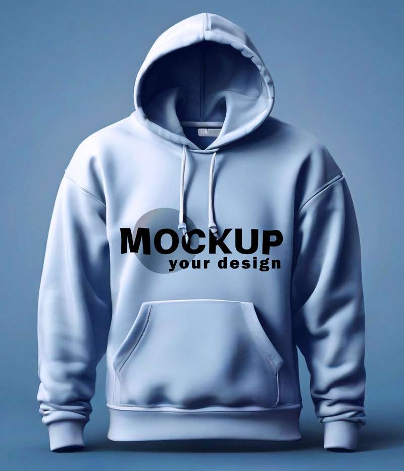 Oversize Sweatshirt Tasarla Kapuşonlu Kalın Kumaş Premium