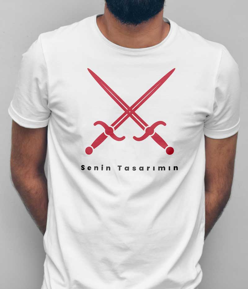 Tişört Baskı Normal Kalıp Tişört Tasarla
