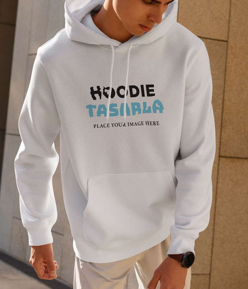 Oversize Sweatshirt Tasarla Kapuşonlu Kalın Kumaş Premium