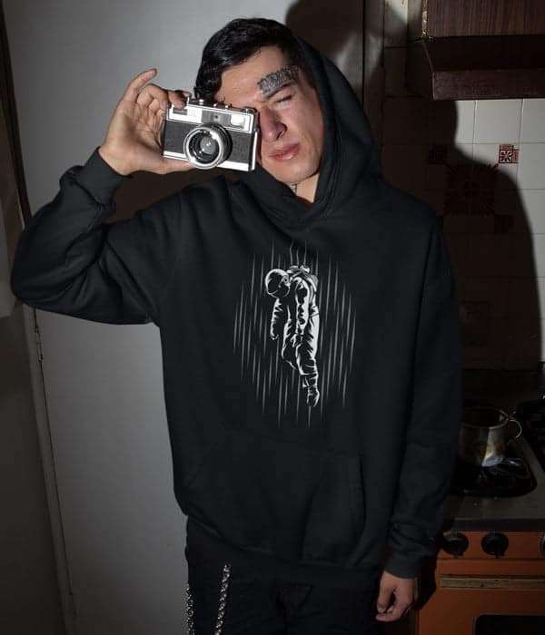 Kapşonlu Sweatshirt Astronot
