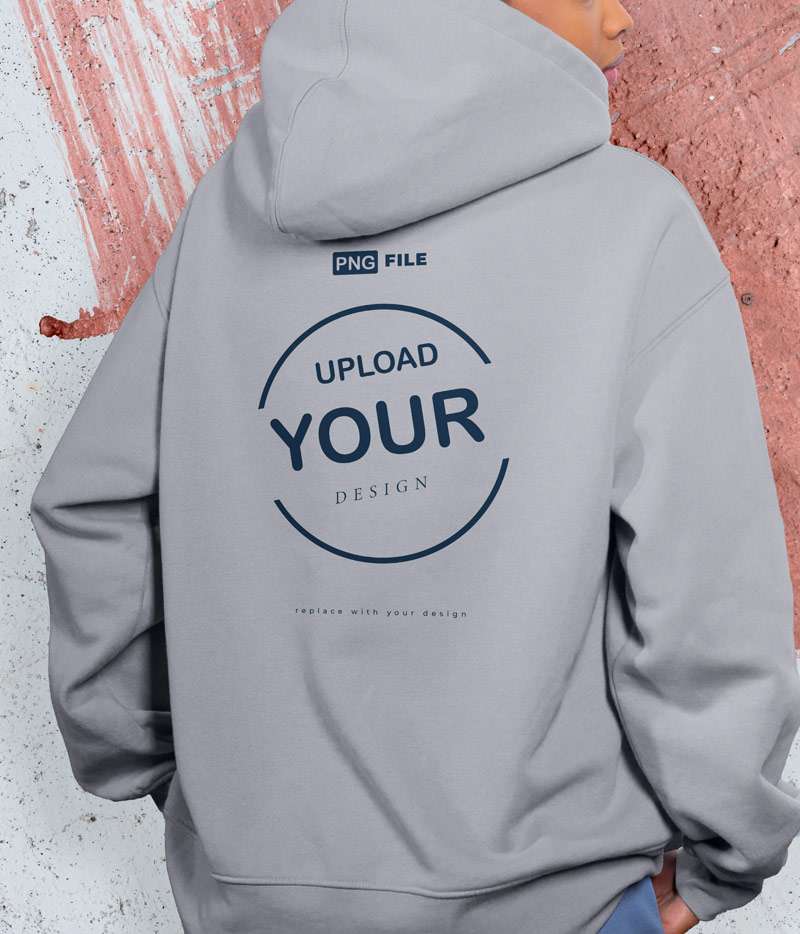 Oversize Sweatshirt Tasarla Kapuşonlu Kalın Kumaş Premium