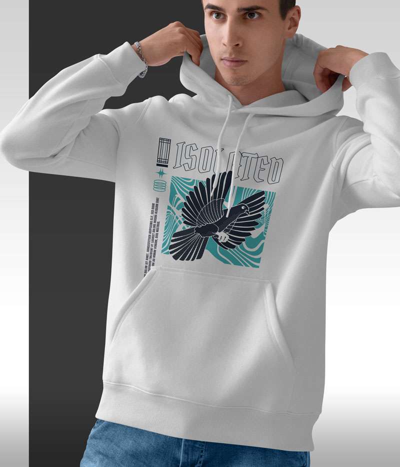Oversize Sweatshirt Tasarla Kapuşonlu Kalın Kumaş Premium