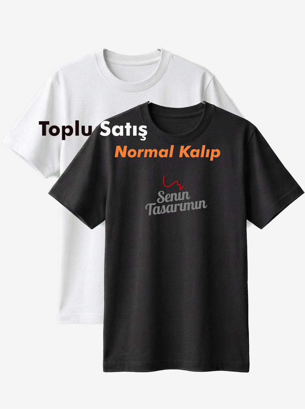 Normal Kalıp Tişört Toptan Satış