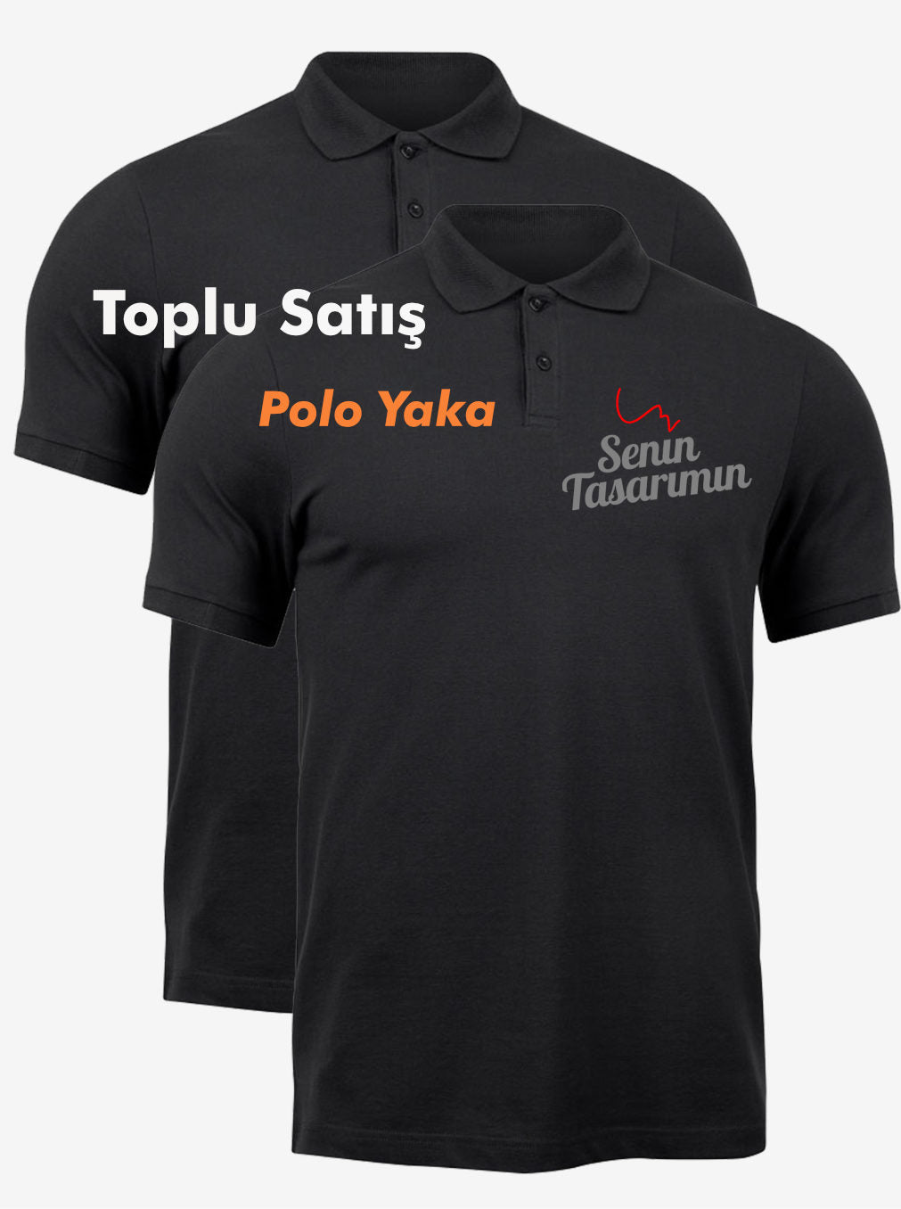 Polo Yaka Tişört Toptan Satış - Bikafa Tasarım