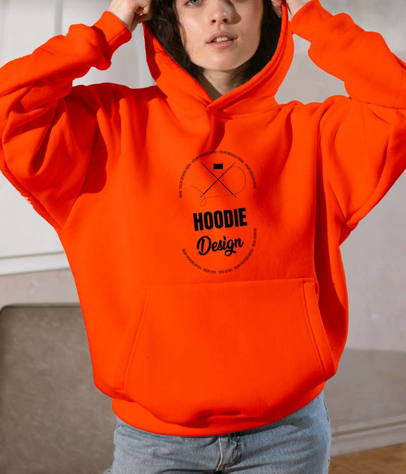 Oversize Sweatshirt Tasarla Kapuşonlu Kalın Kumaş Premium