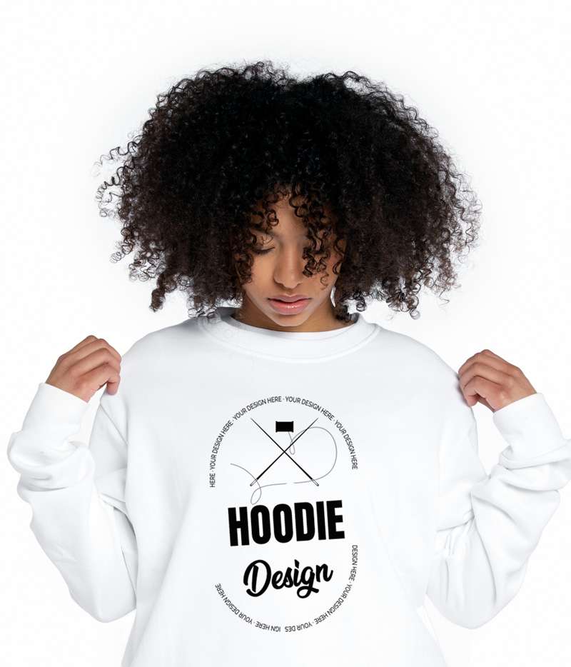 Oversize Sweatshirt Kapüşonsuz Model Premium Kalın Kumaş