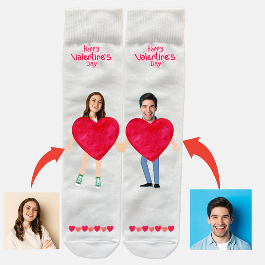 Sevgililer Çorap Valentine's Day TOPUKSUZ