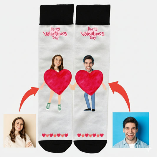 Sevgililer Çorap Valentine's Day TOPUKSUZ