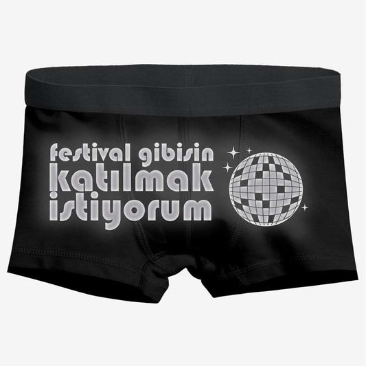 Erkek Boxer Reflektör Festival Gibisin
