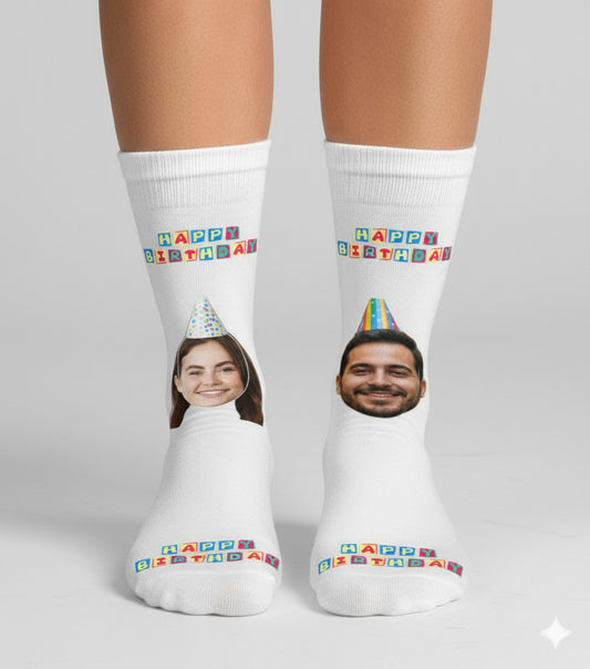 Happy Birthday Çorap Tasarla