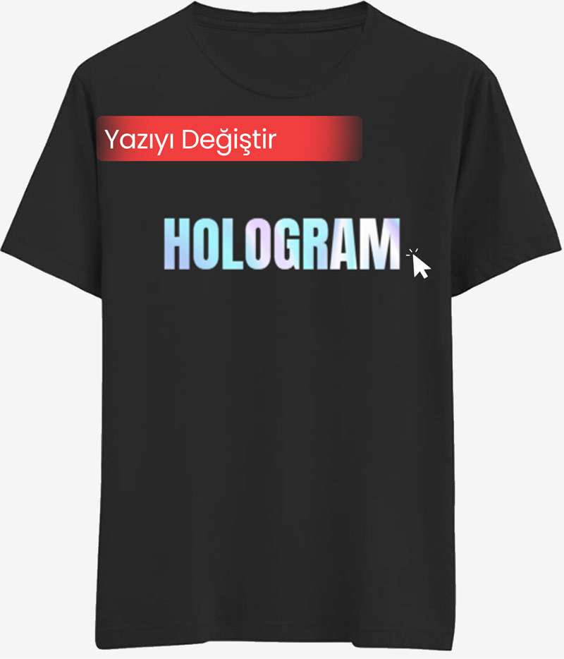 Hologram Baskılı Tişört Tasarla