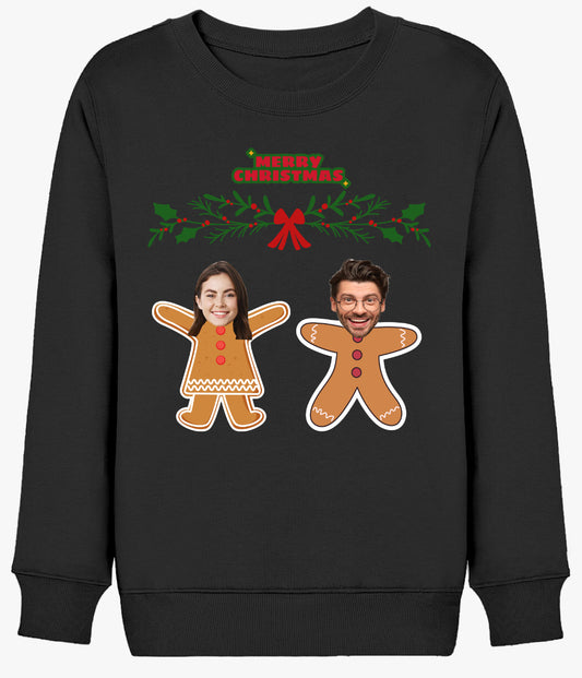 Yılbaşı Sweatshirt Çiftler için Özel Yılbaşı Hediyesi Kurabiye