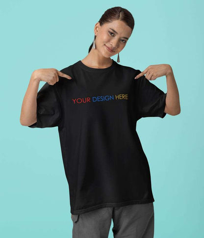 Oversize Rahat Kalıp Tişört Tasarla - Bikafa Tasarım