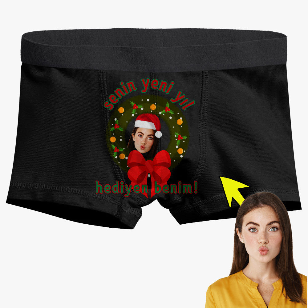 Yılbaşı Boxer Senin Yeni Yıl Hediyen Benim