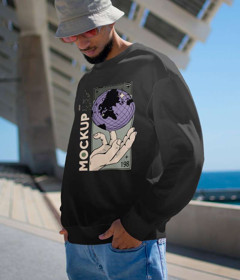 Kapüşonsuz Sweatshirt Tasarla Normal Kalıp