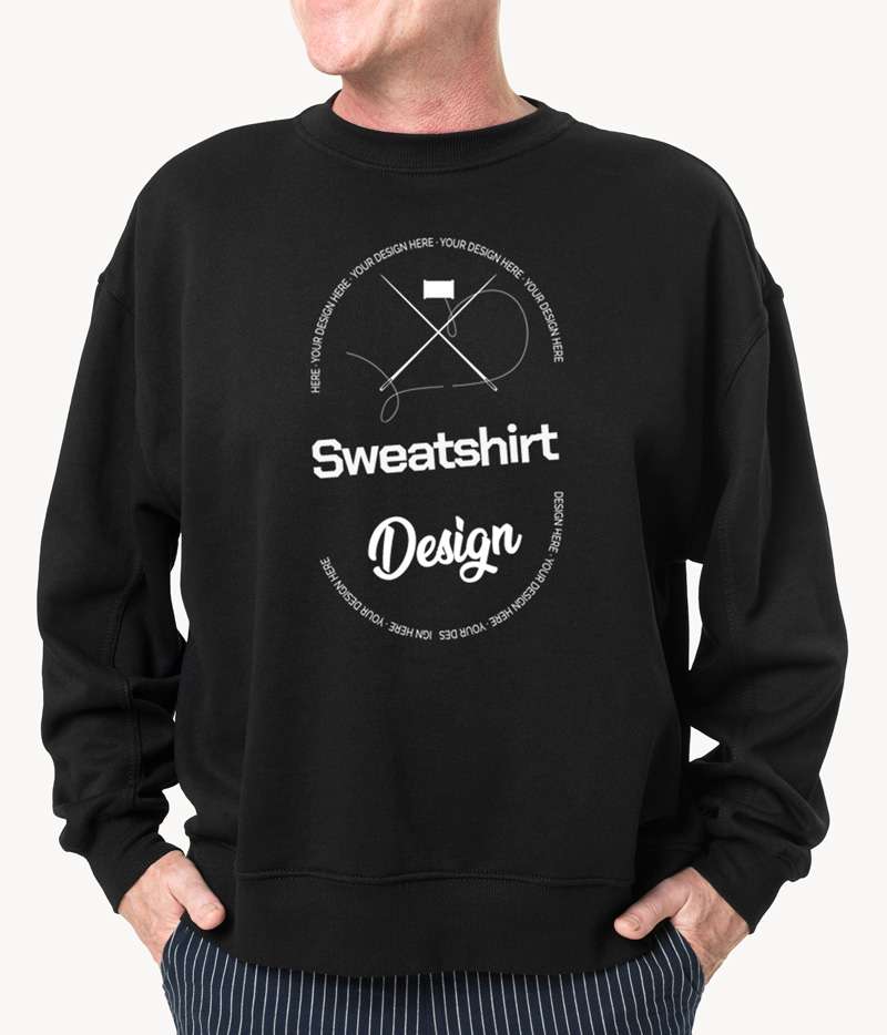 Kapüşonsuz Sweatshirt Tasarla Normal Kalıp