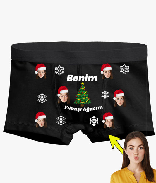 Yılbaşı Boxer Tasarlama Benim Yılbaşı Ağacım