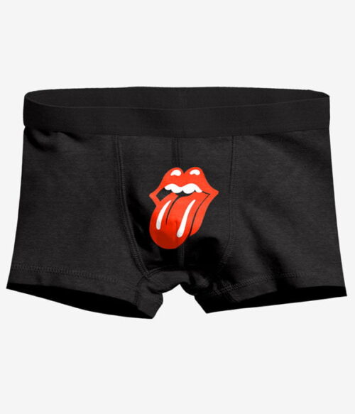 Rolling Stones Logolu Erkek Boxer Modeli