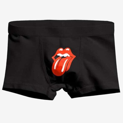 Rolling Stones Logolu Erkek Boxer Modeli