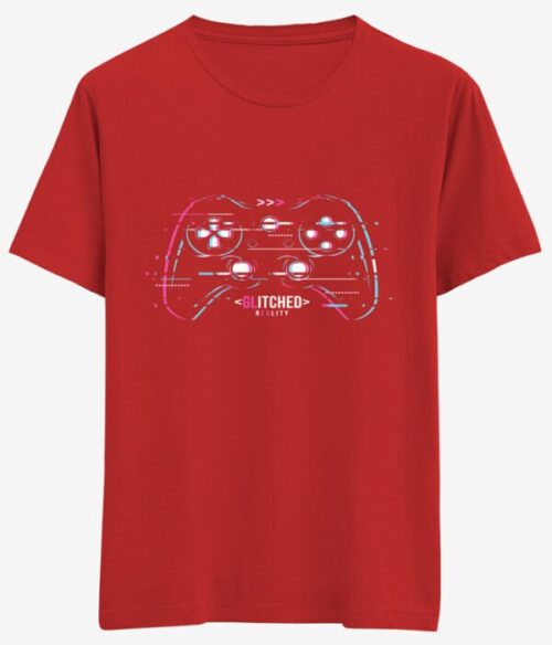 gamer logo tişört glitched