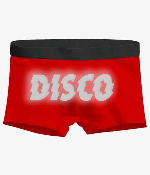 disco reflektor boxer on kirmizi